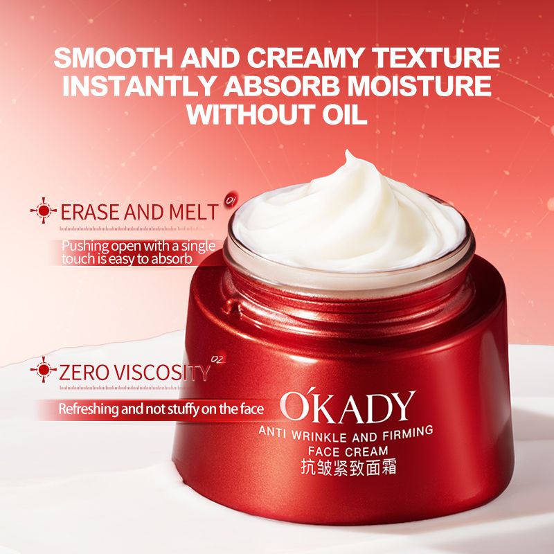 OKADY Anti-Wrinkle Firming Cream for Face Cream Pigments Dark Spots Removal Firming Facial Cream Lightening Skin Care Products Beauty Health