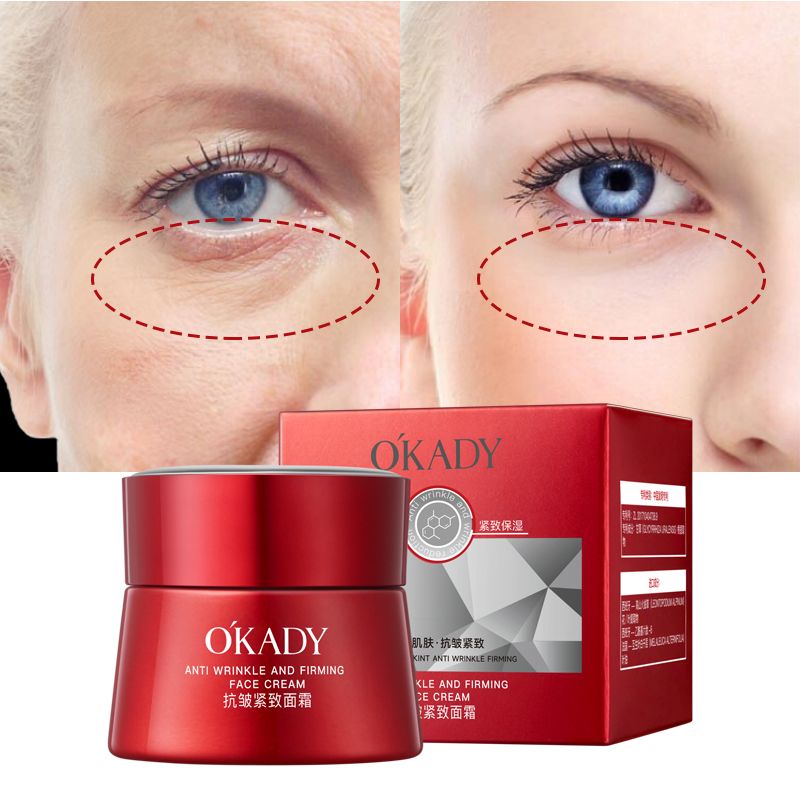 OKADY Anti-Wrinkle Firming Cream for Face Cream Pigments Dark Spots Removal Firming Facial Cream Lightening Skin Care Products Beauty Health