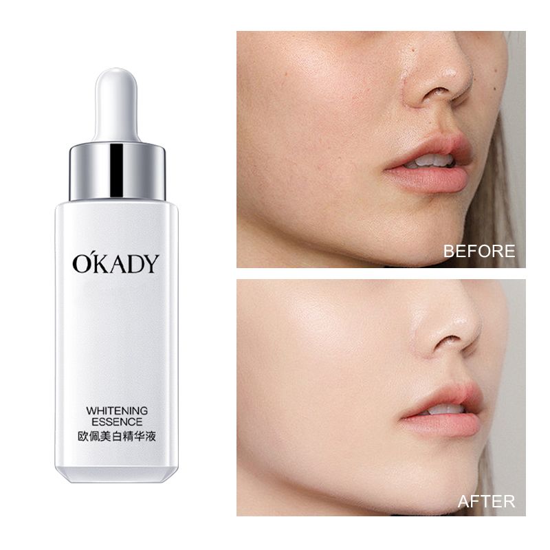 OKADY Whitening and Anti-wrinkle Essence Liquid, Collagen for Tightening and Reducing Fine Lines, Moisturizing, Brightening, Removing Dark Circles, Whitening Essence,30ML