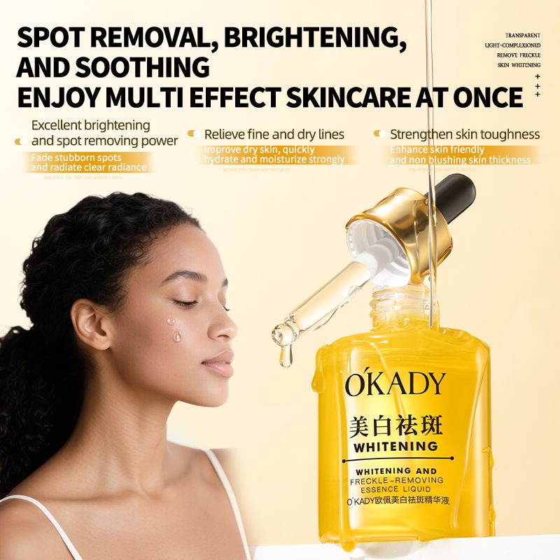O'KADY Whitening and Spot-Reducing Essence Lotion，Dark Knuckle Whitening Serum, Vitamin C, and Niacinamide Based , Fades Melanin, Whitening and Brightening Serum