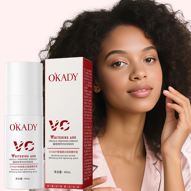 O'KADY Whitening and Anti-Pigmentation Essence Liquid，Brightening Face Serum + Niacinamide, with Intensive Hydration, Anti oxidation , Skin Brightening, whitening Black Spots and Nourishing 40ML