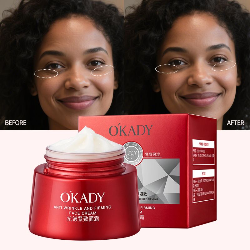 OKADY Anti-Wrinkle Firming Cream for Face Cream Pigments Dark Spots Removal Firming Facial Cream Lightening Skin Care Products Beauty Health