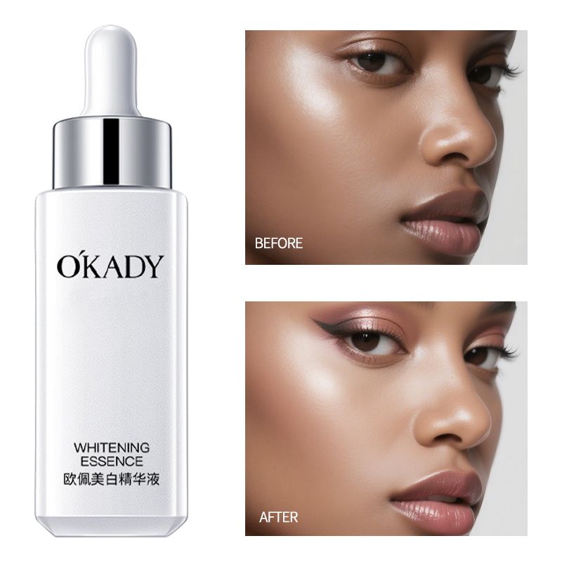 OKADY Whitening and Anti-wrinkle Essence Liquid, Collagen for Tightening and Reducing Fine Lines, Moisturizing, Brightening, Removing Dark Circles, Whitening Essence,30ML
