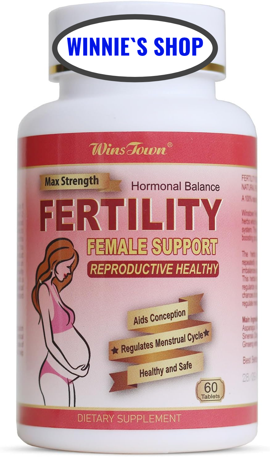 FERTILITY FEMALE SUPPORT REPRODUCTIVE HEALTH; AIDS CONCEPTION; REGULATES MENSTRUAL CYCLE ; HEALTHY AND SAFE TABLETS