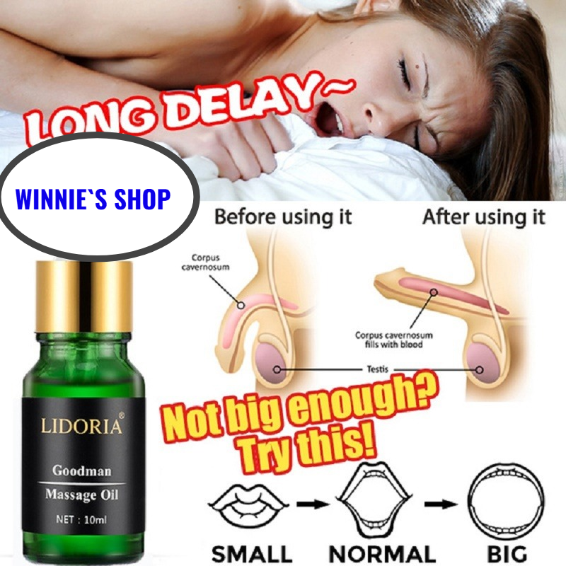 LIDORIA Men's Energy Oil Men's Private Care Massage Oil 10ml Adult Products Couples Sex Toys
