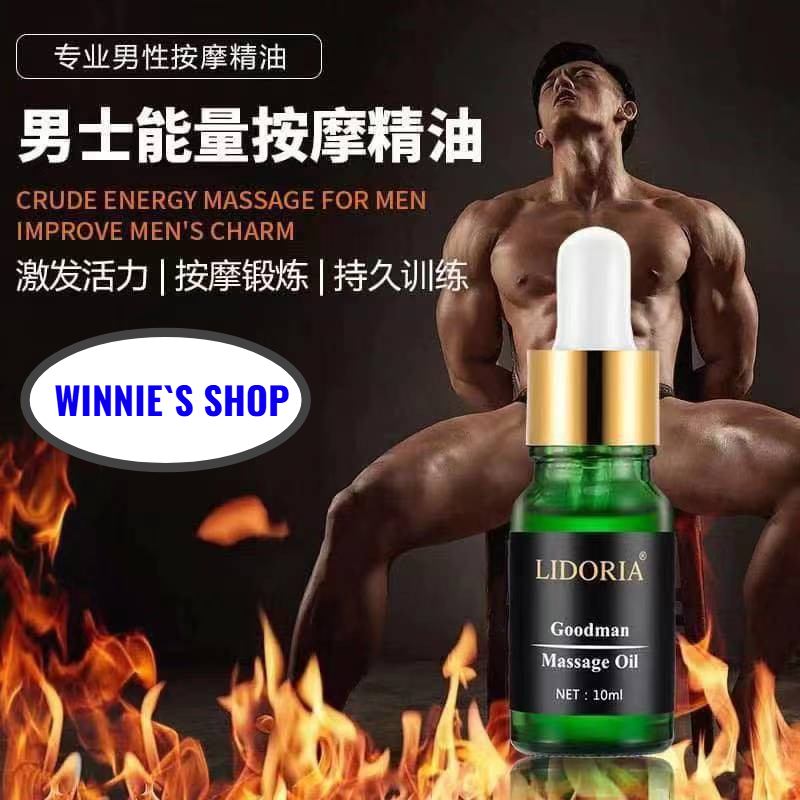 LIDORIA Men's Energy Oil Men's Private Care Massage Oil 10ml Adult Products Couples Sex Toys
