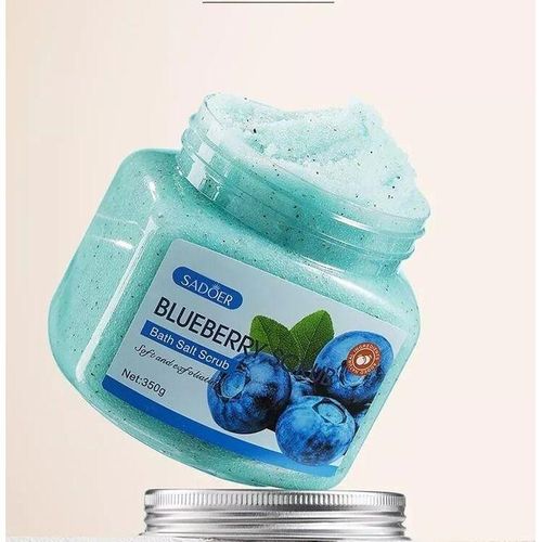SADOER Blueberry Exfoliating Bath Salt Body Scrub