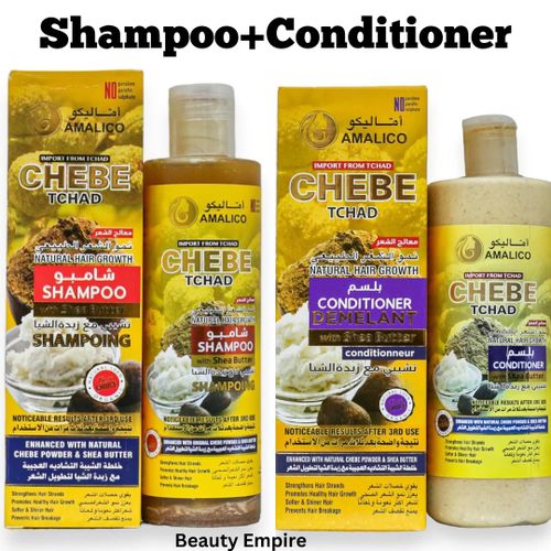 AMALICO Chebe TchadChebe Tchad Shampoo + Conditioner With Shea Butter