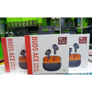 Itel Buds Ace Earbuds ENC Super Bass Earpods TWS Earbuds ENC Super Bass 35-Hour Battery Life