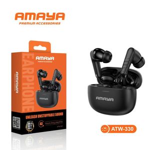 Amaya Atw-330 40Hrs Long Play Time Powerful Bluetooth Earbuds/ Earpods
