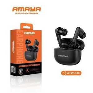 Amaya Atw-330 40Hrs Long Play Time Powerful Bluetooth Earbuds/ Earpods