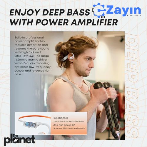 Amaya ASP01 Wireless Sport Bone Conduction Earphones Neckband Headphones Waterproof with Stereo Sound