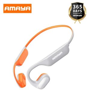 Amaya ASP01 Wireless Sport Bone Conduction Earphones Neckband Headphones Waterproof with Stereo Sound