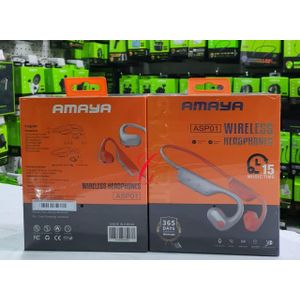 Amaya ASP01 Wireless Sport Bone Conduction Earphones Neckband Headphones Waterproof with Stereo Sound