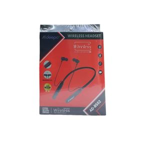 Aldeepo Necklace earphones Bluetooth neckband AD-BS02 Magnetic Wireless Sports Neckband - Black