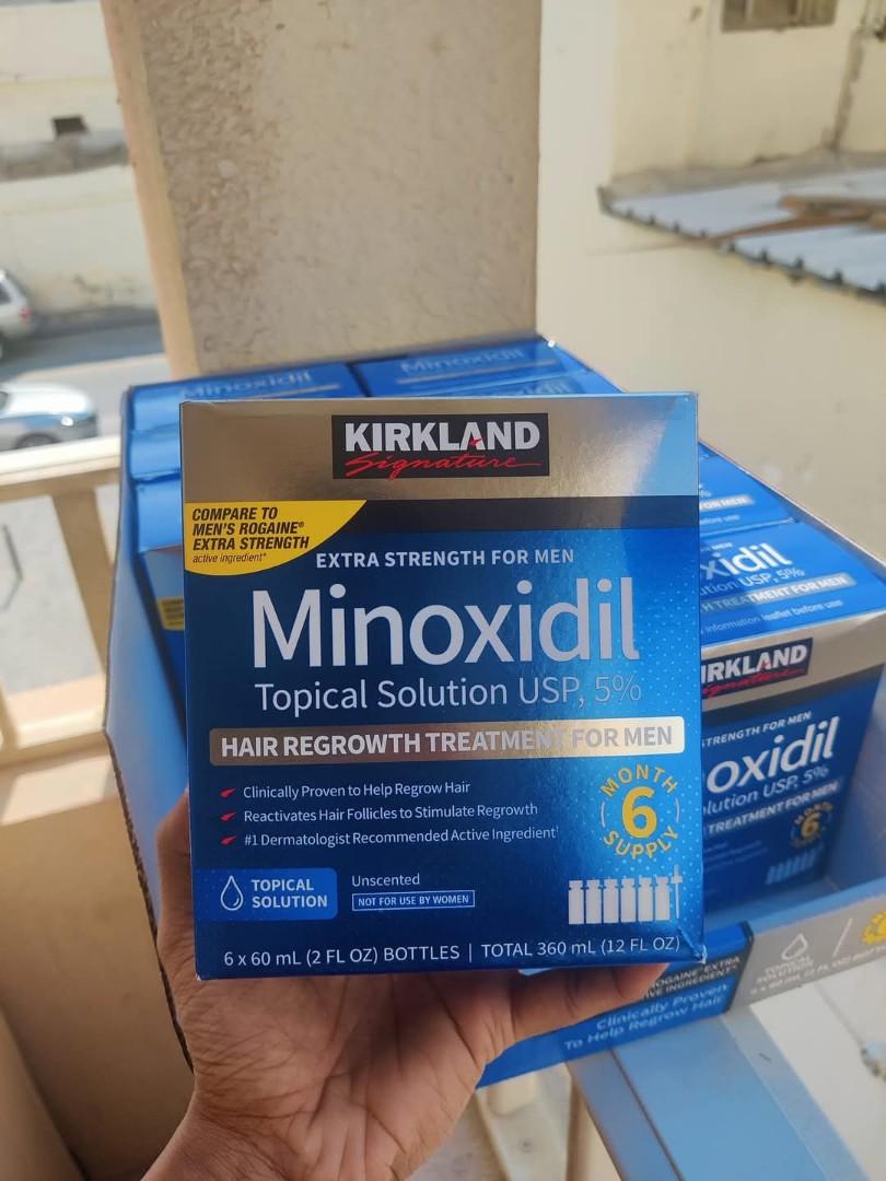 Minoxidil 5% Hair Regrowth Treatment 1 Month Beard & Hair Growth Solution For Men