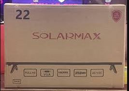 SOLARMAX 22 Inches 22F01 Digital TV AC / DC Solar TV Full HD VGA , HDMI , USB , Free to Air