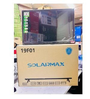 Solarmax M19T 19″ Digital LED TV-Inbuilt Channels(DVB-T2), DC/AC black 19 Inch. This item is a -Perfect for tight spaces and solar setups, this 19" TV offers vibrant visuals and USB/HDMI connectivity.