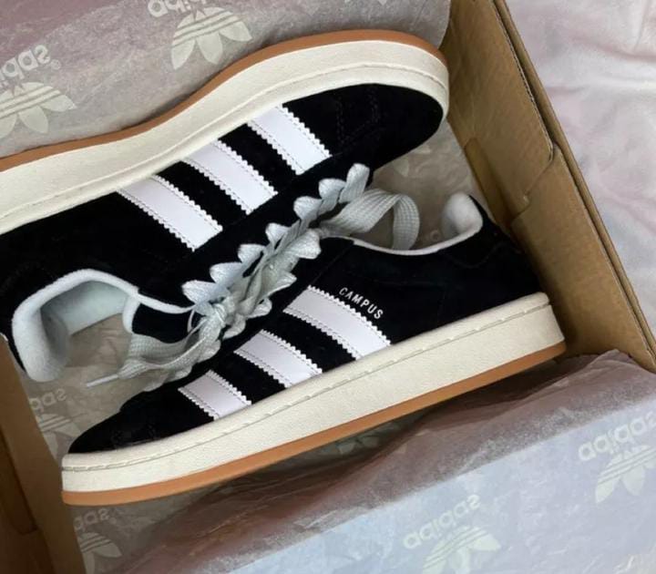 Campus Black White Gum Grade Sneaker for men and women