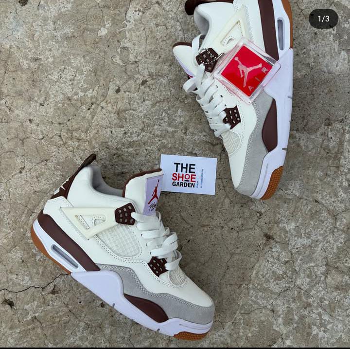 OFFER!!!OFFER!!! Original Air Jordan 4 SB "Mocha"  Breathable Sneakers Authentic & Best Quality Men's J4 Shoes