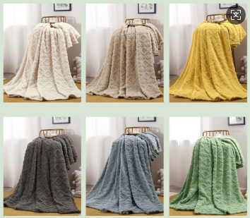 Modern minimalist ins tower skin velvet blanket solid color single-layer spring/summer style blanket lightweight air conditioning blanket cover blanket