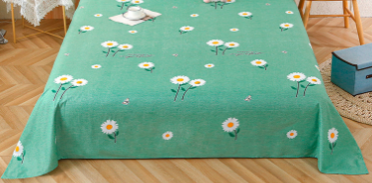 Double bedding, washed cotton sheets, all season universal single sheet, 160 * 230cm