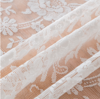 French rose flower lace tablecloth, light luxury and high-end rectangular dining table cloth, anti slip tea table, wedding decoration cover cloth
