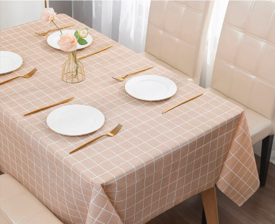 Table tablecloth, non washable, environmentally friendly, thickened, waterproof, oil resistant, heat-resistant, non washable, rectangular, simple and versatile PVC tea table cloth
