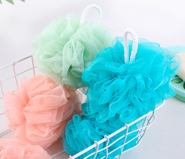 3pcs/set,Bathing and scrubbing tools, powerful cleaning and scrubbing tools, pull back bar shower ball shower towel set