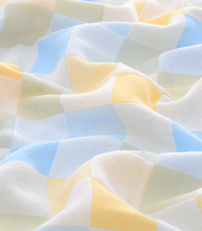 Small towel made of pure cotton, children's kindergarten hand towel, double-layer gauze, 2pcs