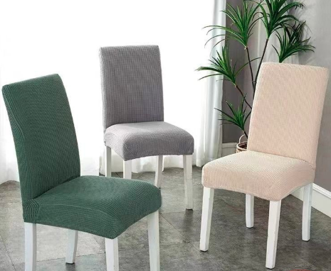 3pcs/set，Elastic chair cover, universal chair cover for all seasons, hotel home chair cover, one-piece chair cover