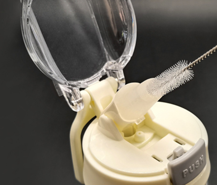 3pcs/set，Clean the inner wall of the straw, teapot spout brush, pipe brush, transparent test tube brush with hanging hole, water kettle cup straw brush