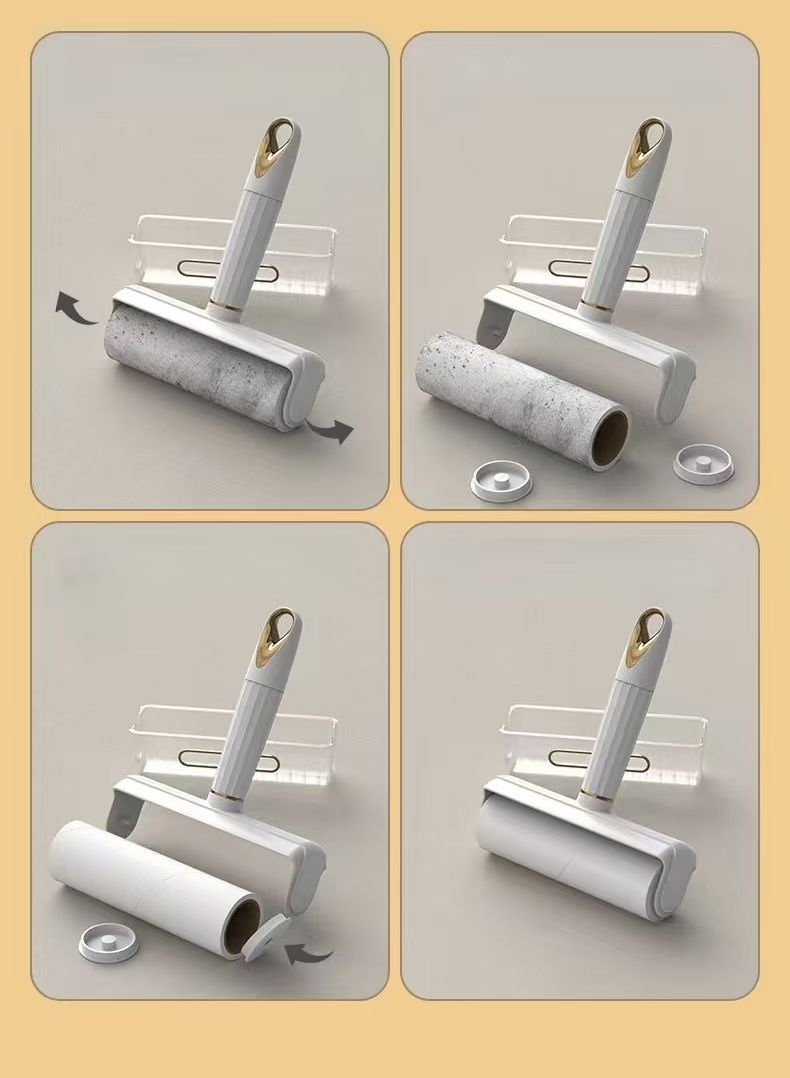 New lint roller,portable lint roller for home,pet fur and clothes lint remover，1pc