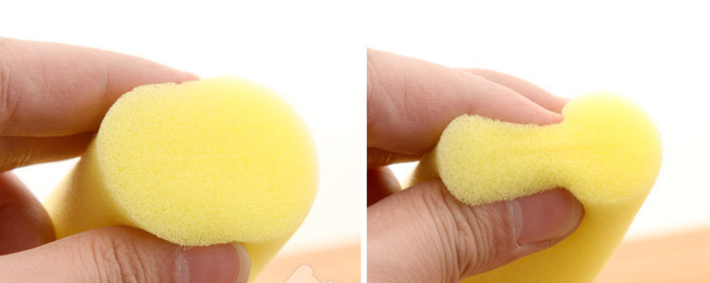 Cup brush, sponge plastic handle for cup cleaning, kitchen and daily use brush，1pc
