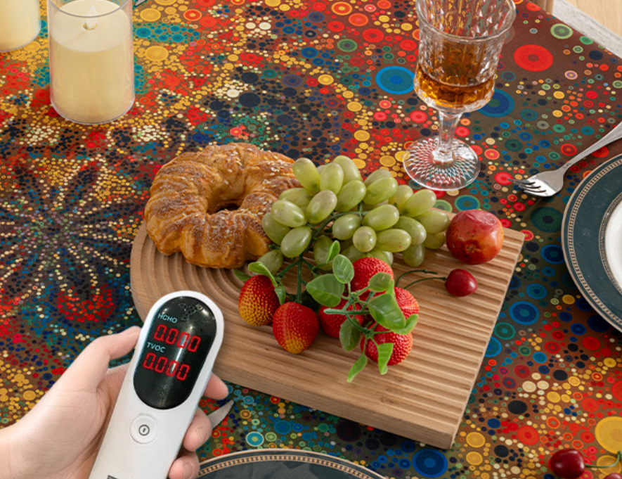 New colored tassel tablecloth, printed dust-proof dining table cloth, waterproof household rectangular coffee table cover cloth