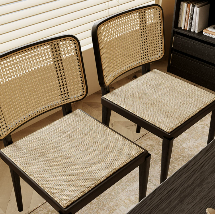 Ice silk  dining seat cushion, non slip seat cushion, breathable summer seat cushion, wooden cool seat cushion