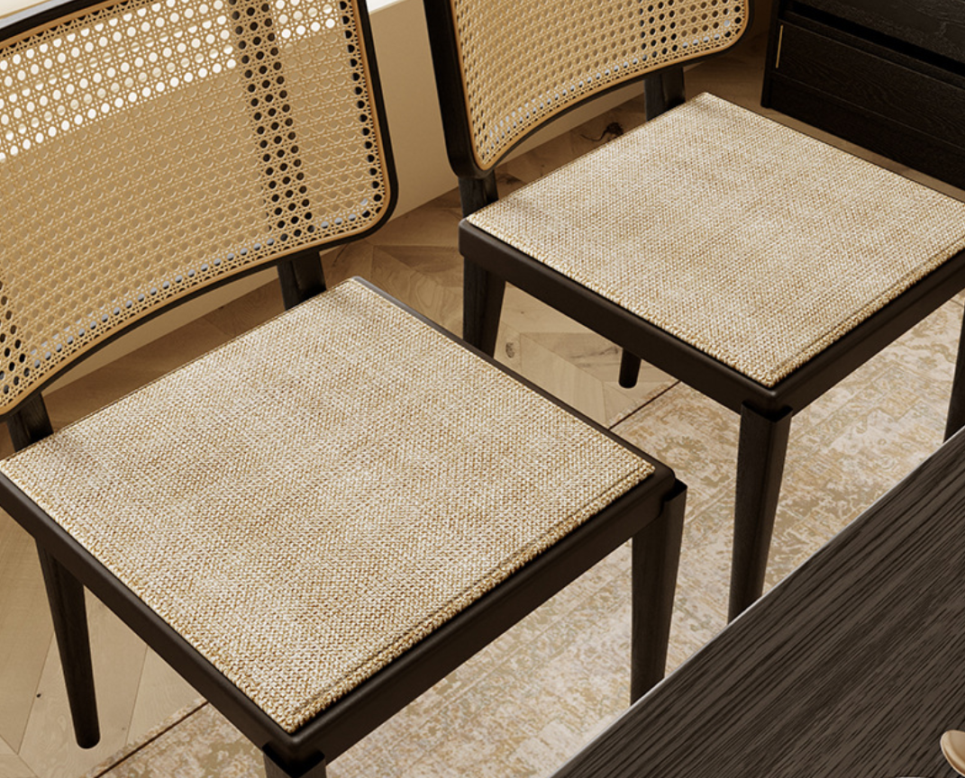 Ice silk  dining seat cushion, non slip seat cushion, breathable summer seat cushion, wooden cool seat cushion