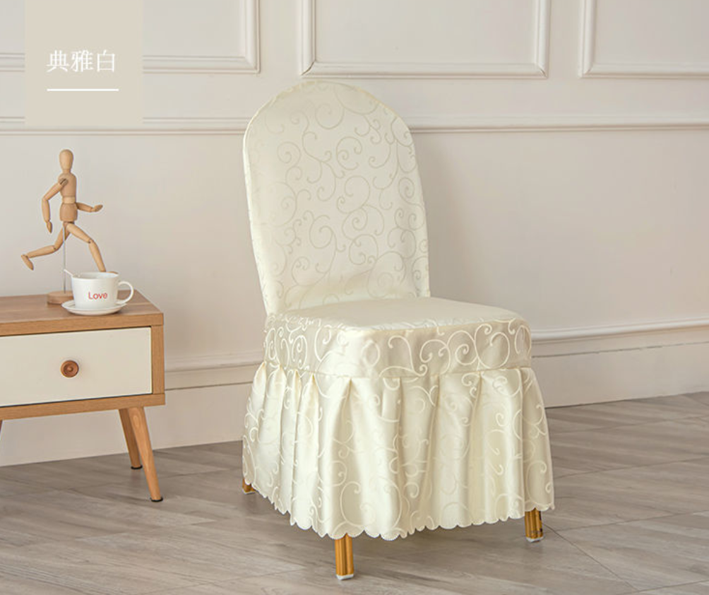 6pcs,Hotel chair covers, restaurant dining chairs, restaurant chair covers, one-piece chair covers, banquet and event chair covers