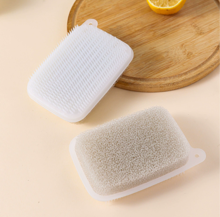 Fruit and vegetable brush, kitchen multifunctional bendable vegetable and fruit cleaning brush, household vegetable washing brush