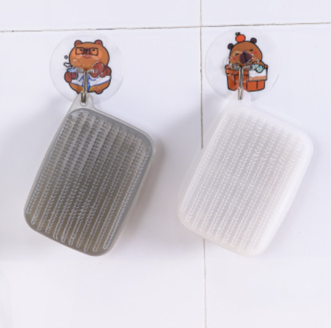 Fruit and vegetable brush, kitchen multifunctional bendable vegetable and fruit cleaning brush, household vegetable washing brush