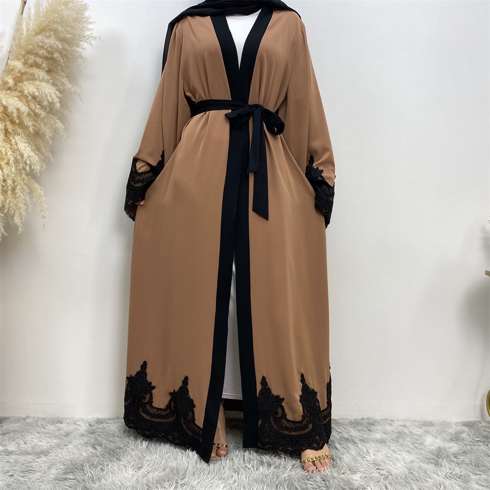 Ramadan Embroidery Open Abaya Dubai Turkey Kaftan Muslim For Women Kimono Modest Robe Femme Caftan Marocain Islam Clothing