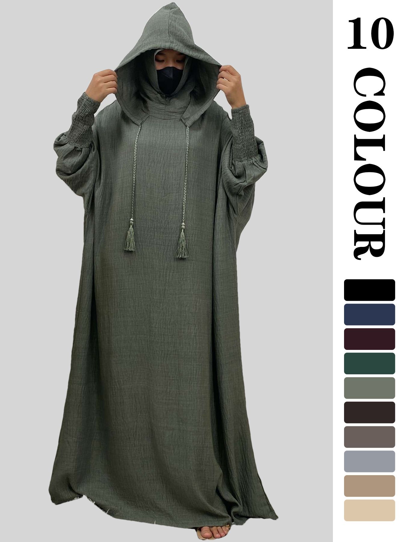 Ramadan Niqab Khimar Muslim Hoody Abaya Dubai Turkey Islam Prayer Clothes African Dresses For Women Dress Kaftan Robe Musulmane