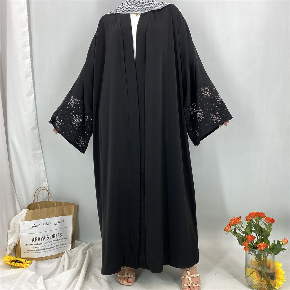 Ramadan Muslim dress, Abaya Dubai Turkish Islamic prayer dress, diamond diamond African women's dress, long robe