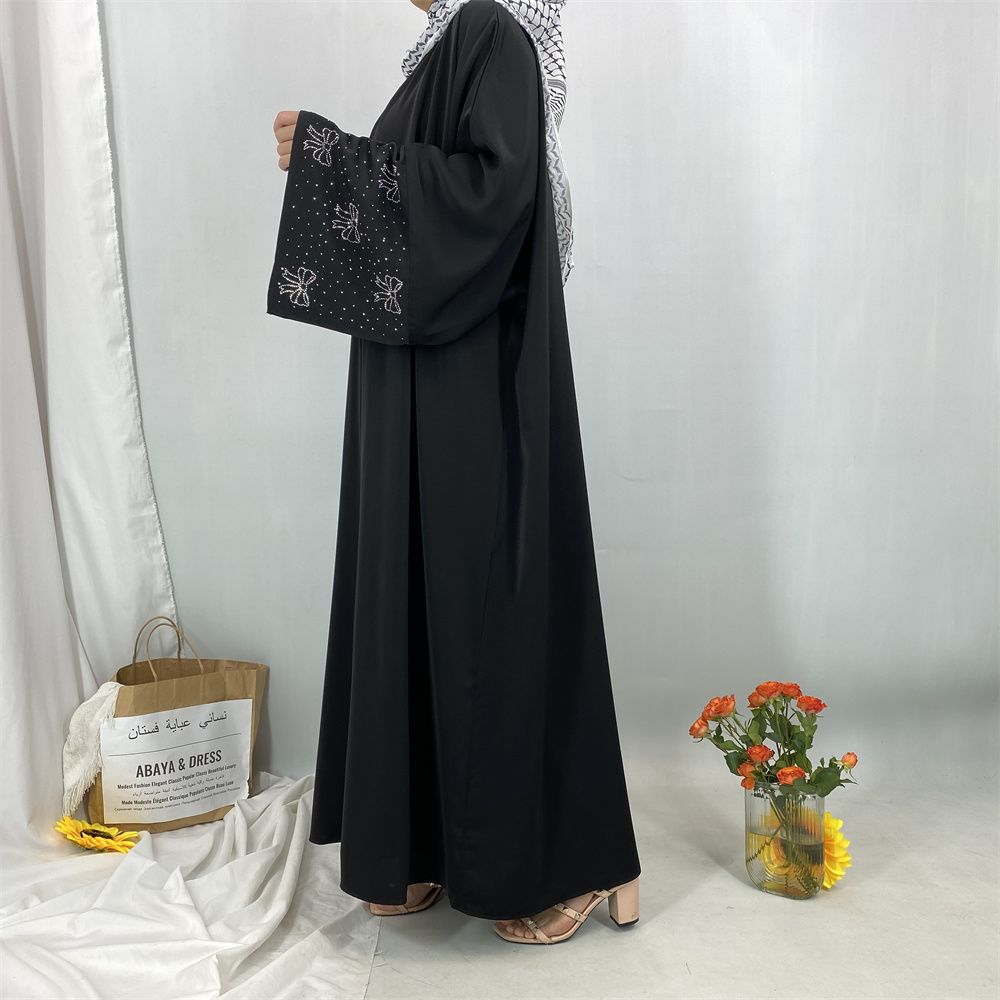 Ramadan Muslim dress, Abaya Dubai Turkish Islamic prayer dress, diamond diamond African women's dress, long robe
