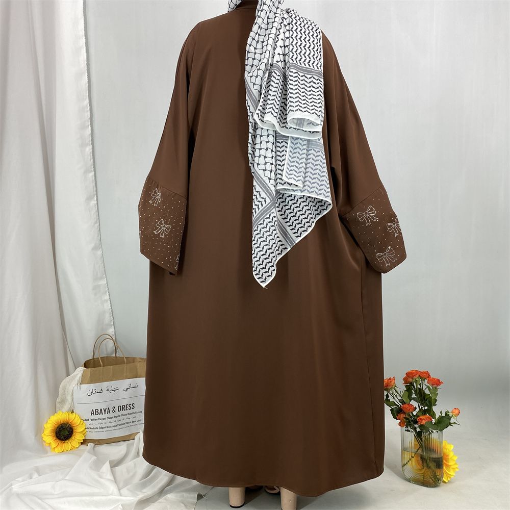 Ramadan Muslim dress, Abaya Dubai Turkish Islamic prayer dress, diamond diamond African women's dress, long robe