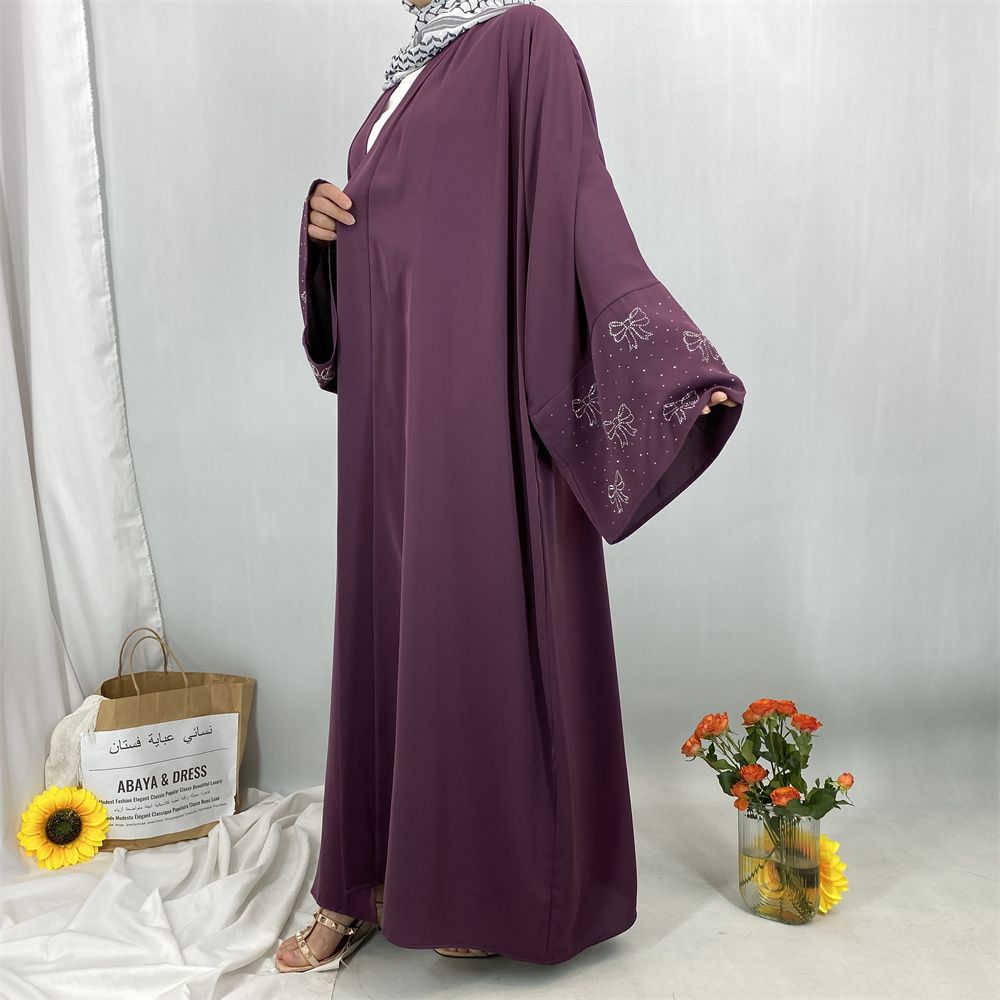 Ramadan Muslim dress, Abaya Dubai Turkish Islamic prayer dress, diamond diamond African women's dress, long robe