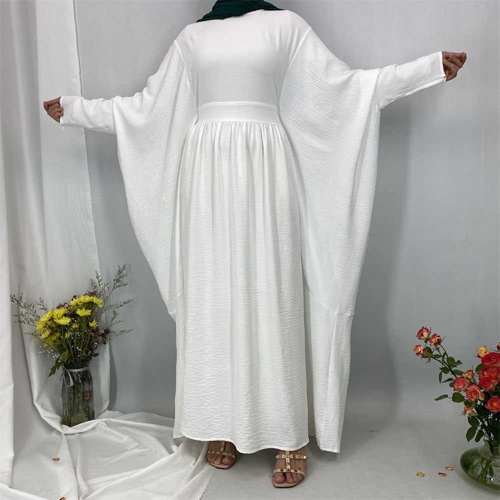 Muslim fashion elegant dress, Middle East, Turkey, Dubai, Islamic, African pleated dress, long gown