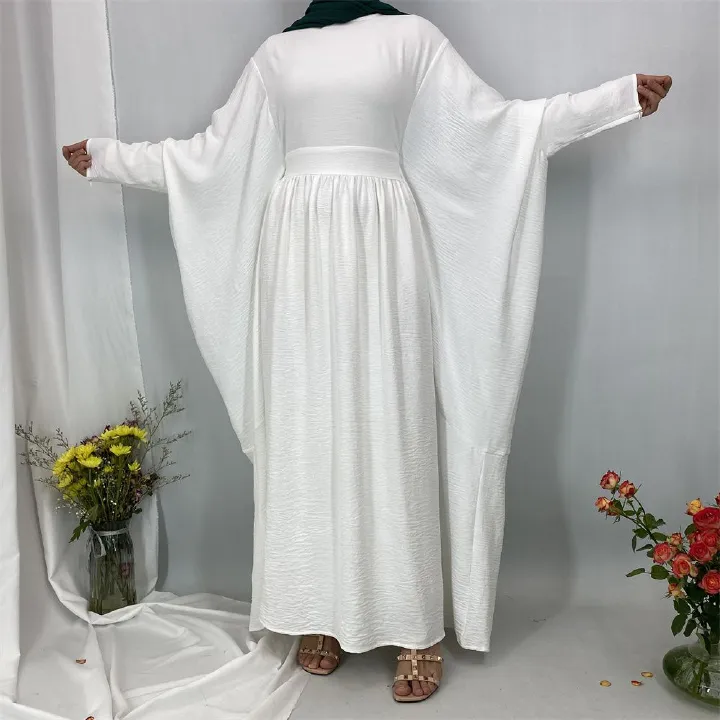Muslim fashion elegant dress, Middle East, Turkey, Dubai, Islamic, African pleated dress, long gown