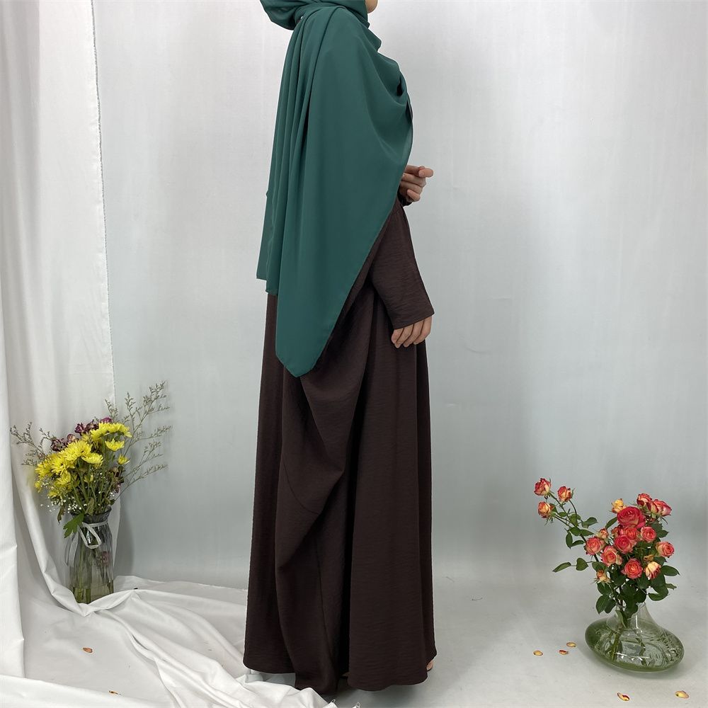 Muslim fashion elegant dress, Middle East, Turkey, Dubai, Islamic, African pleated dress, long gown