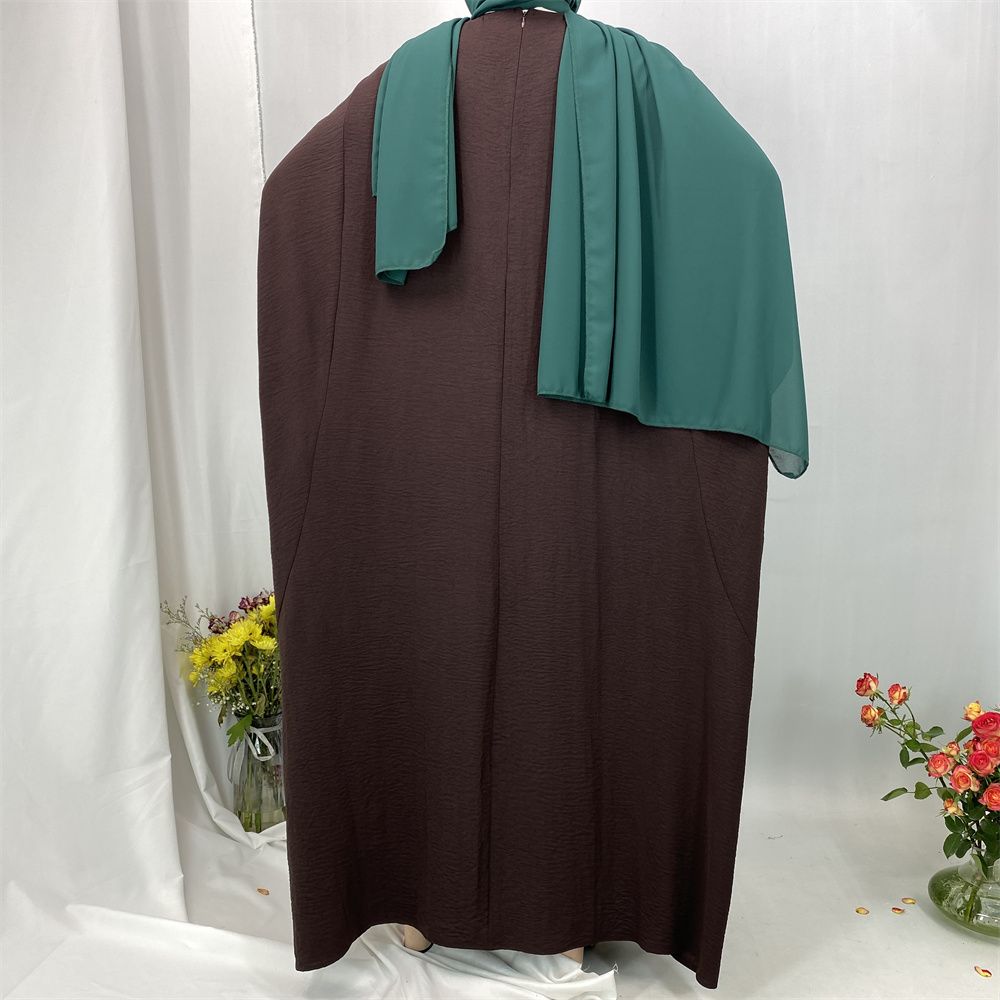 Muslim fashion elegant dress, Middle East, Turkey, Dubai, Islamic, African pleated dress, long gown